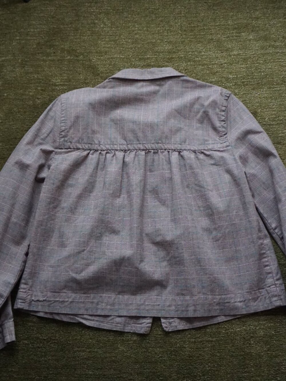 Vintage Y2K St. John’s Bay Plaid Babydoll Utility Jacket - Picture 6 of 7